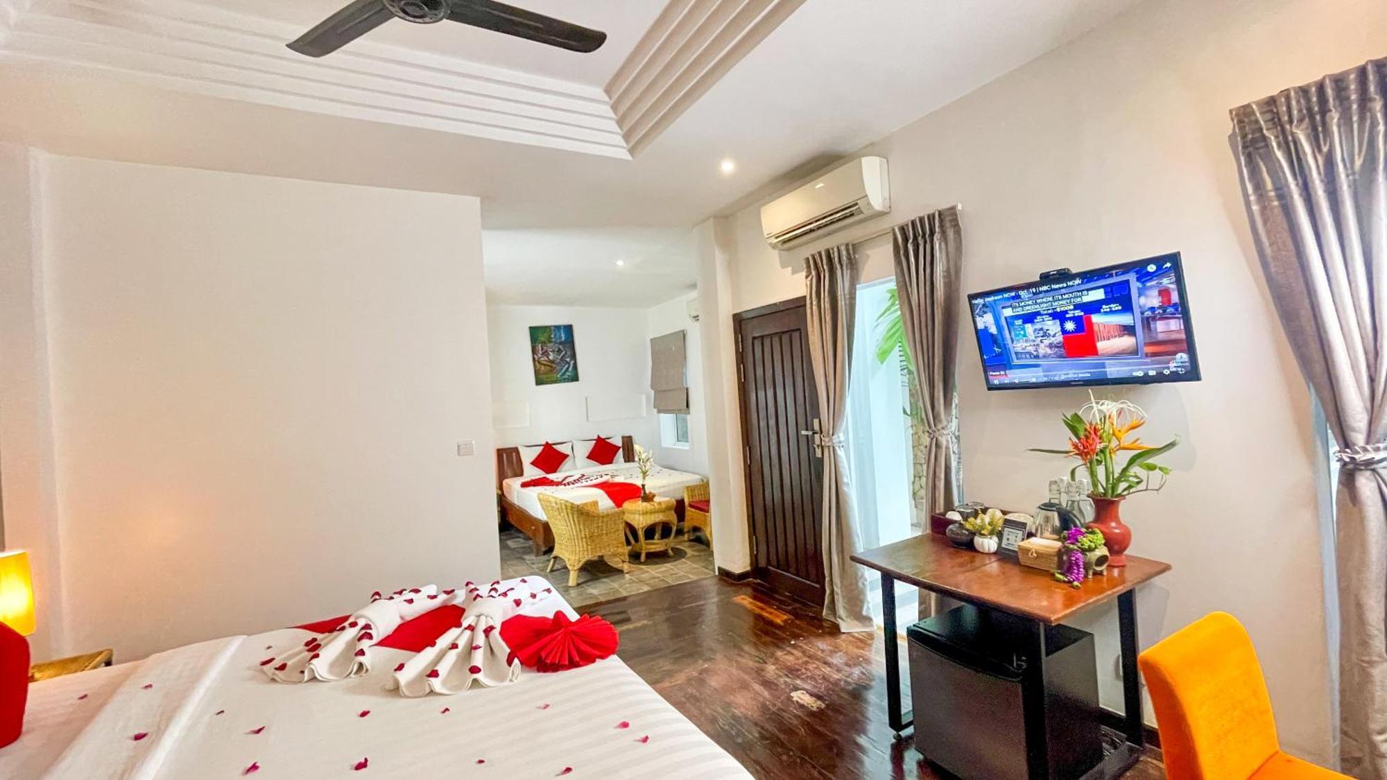 Boutique Indochine D'Angkor Hotel Siem Reap Bilik gambar